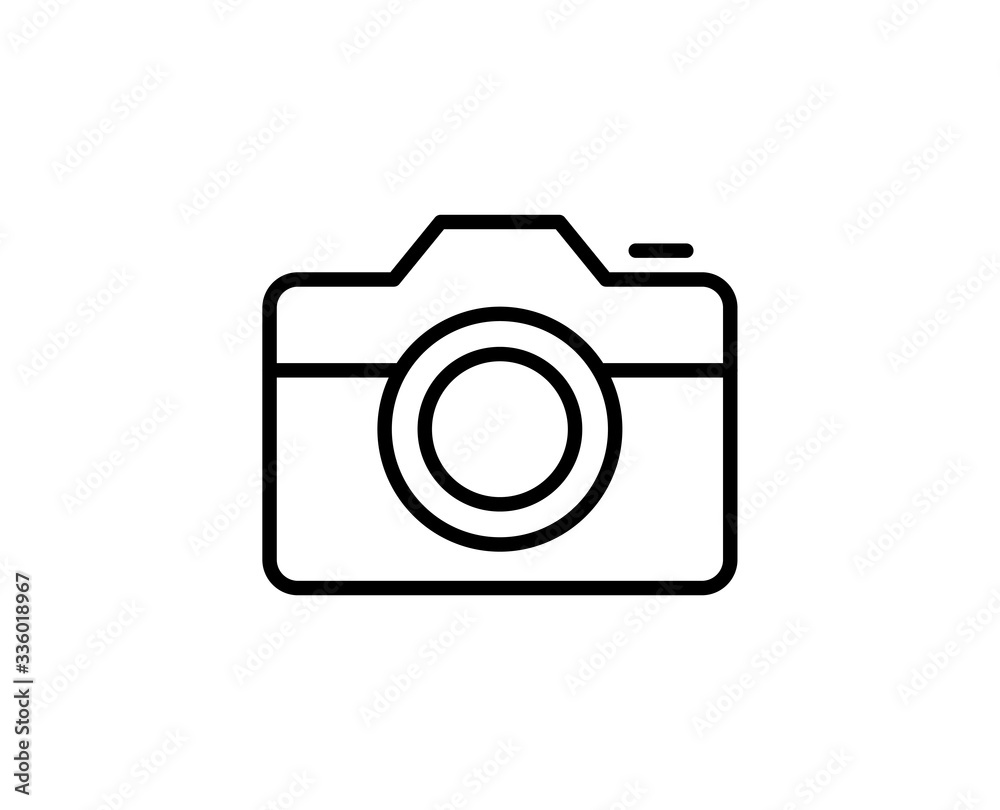 Camera line icon Camera line icon