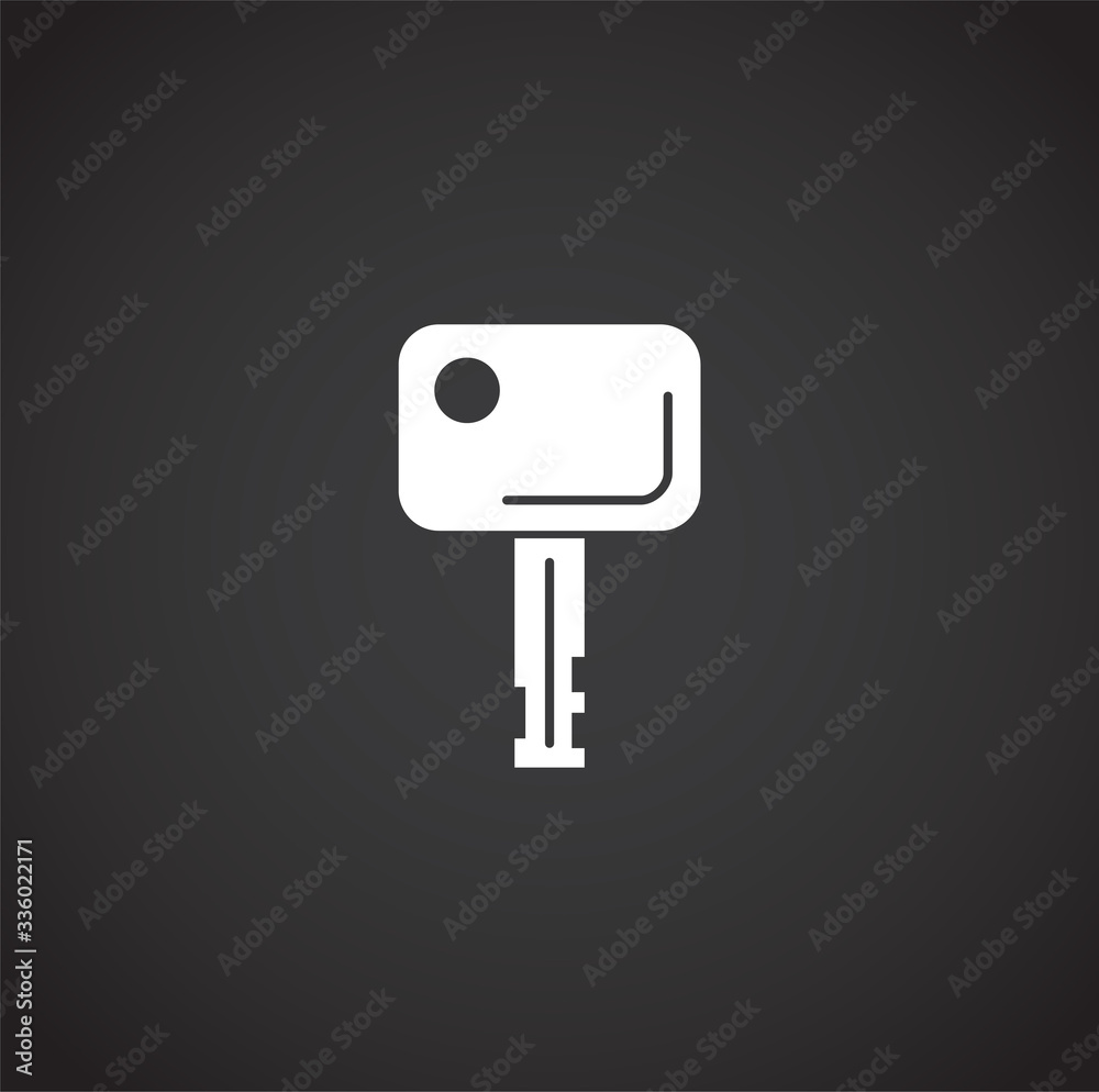 Key icon on background for graphic and web design. Creative illustration concept symbol for web or mobile app Key icon on background for graphic and web design. Creative illustration concept symbol for web or mobile app