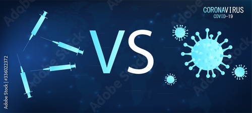 Coronavirus outbreak and coronavirus flu background. Deadly Coronavirus 2019-nKoV. The cure for the virus. Deadly type of virus Covid-19.	
