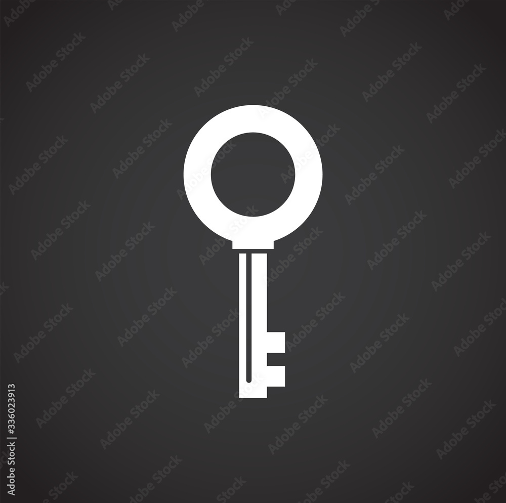 Key icon on background for graphic and web design. Creative illustration concept symbol for web or mobile app Key icon on background for graphic and web design. Creative illustration concept symbol for web or mobile app