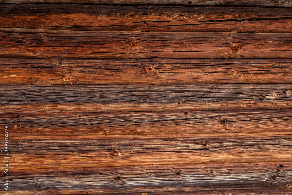 Fototapeta premium wood texture, background, log wall
