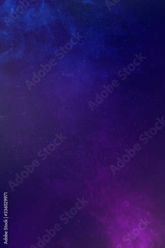 Fototapeta Naklejka Na Ścianę i Meble -  Colored smoke and glitter shiny galaxy abstract background