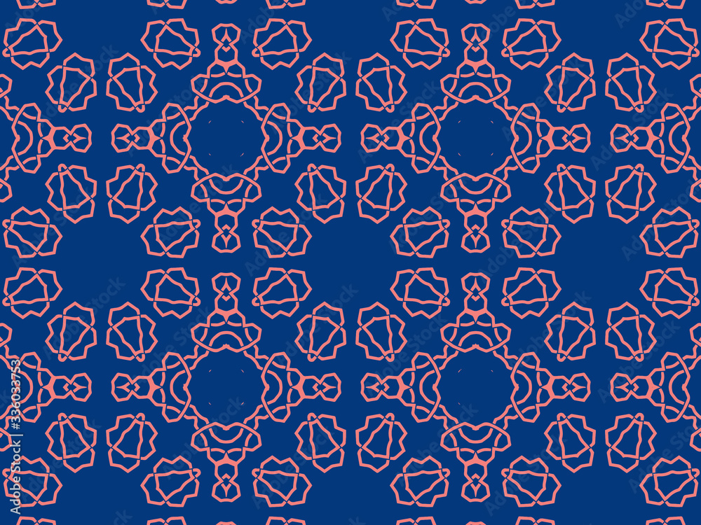Pattern Background with Blue Texture