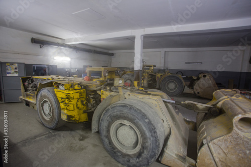 LHD load haul dumper machine toro truck mine photo