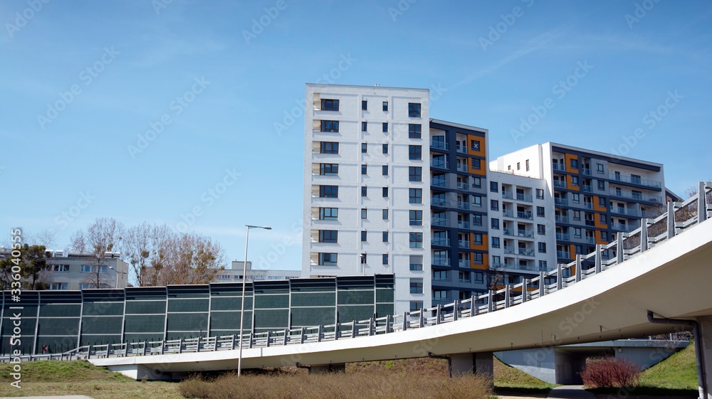 Obraz premium modern apartment building
