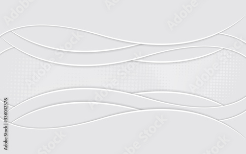 abstract white and gray color background. vector illustration