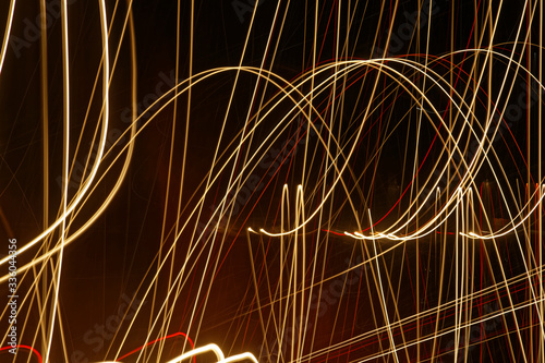 Slika na platnu Neon affect abstract background
