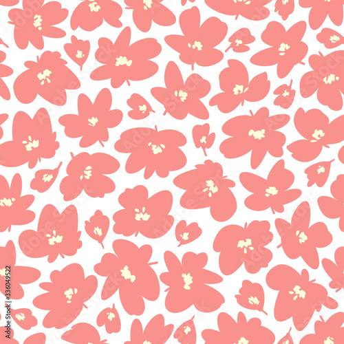 Flower vector illustration material abstract beautifully,