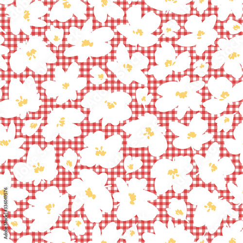 Flower vector illustration material abstract beautifully,