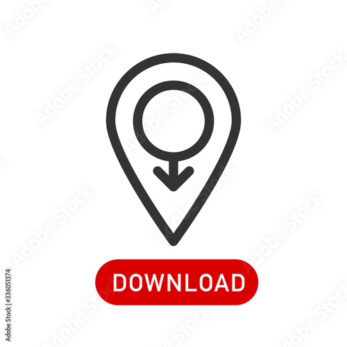 Location icon vector. Free Download Location icon vector. - GFXLoad