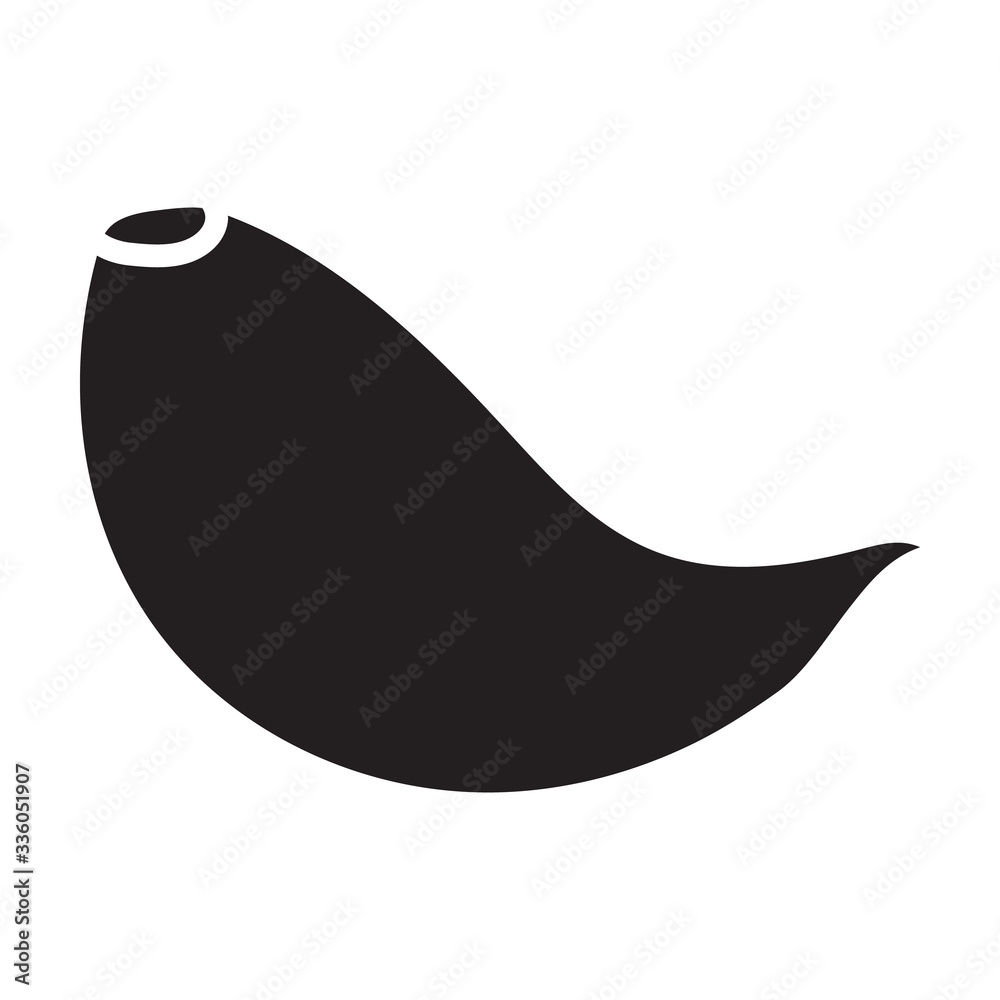 Clove of garlic vector icon.black vector icon isolated on white background clove of garlic . Clove of garlic vector icon.black vector icon isolated on white background clove of garlic .