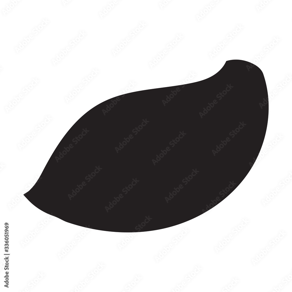 Clove of garlic vector icon.black vector icon isolated on white background clove of garlic . Clove of garlic vector icon.black vector icon isolated on white background clove of garlic .