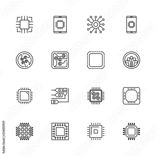 Electronics - Flat Vector Icons