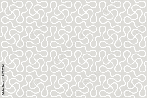 Geometric seamless pattern. Vector background with abstract line texture. Neutral lace wallpaper, grey white simple light linear ornament for wrapping paper, textile. Decorative design element