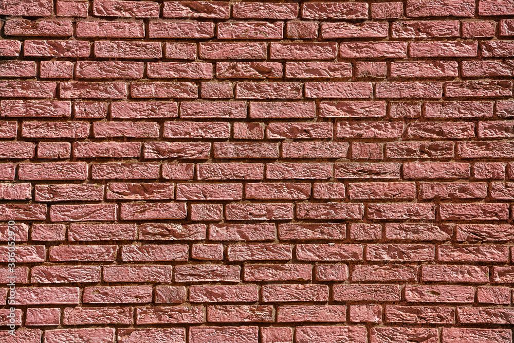 Fototapeta premium Colorful brick wall background