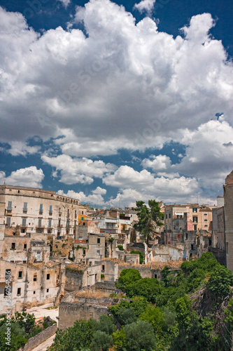 Panoramic view of the historic city of Gravina di Puglia.