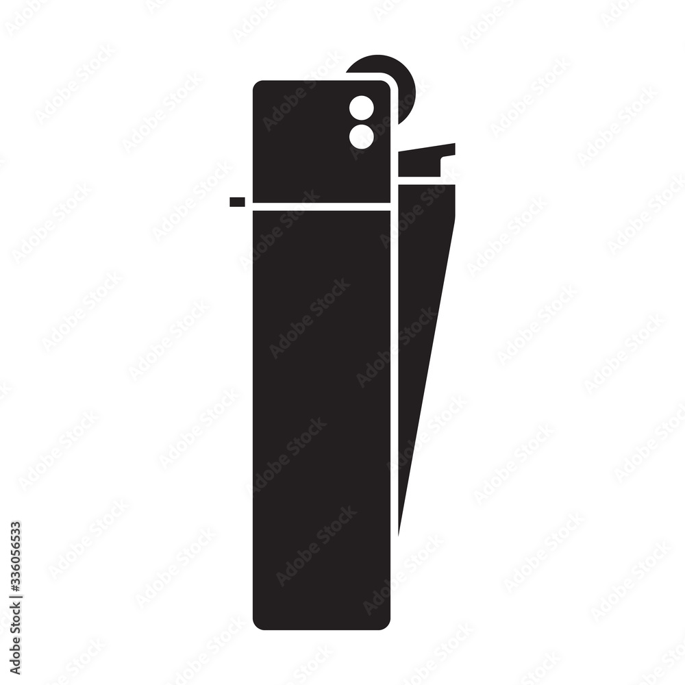 Lighter vector icon.Black vector icon isolated on white background lighter . Lighter vector icon.Black vector icon isolated on white background lighter .