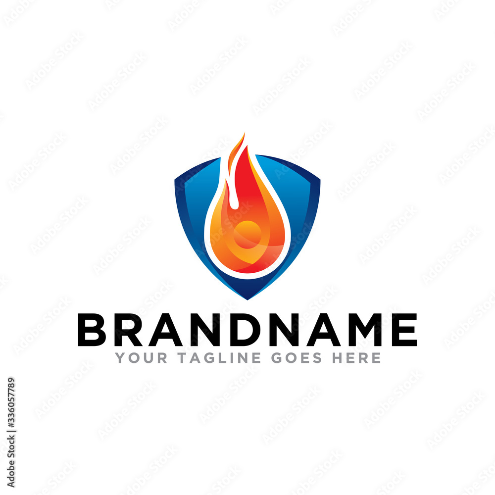 Shield abstract energy concept logo icon. Simple design on trendy logo. Shield abstract energy concept logo icon. Simple design on trendy logo.
