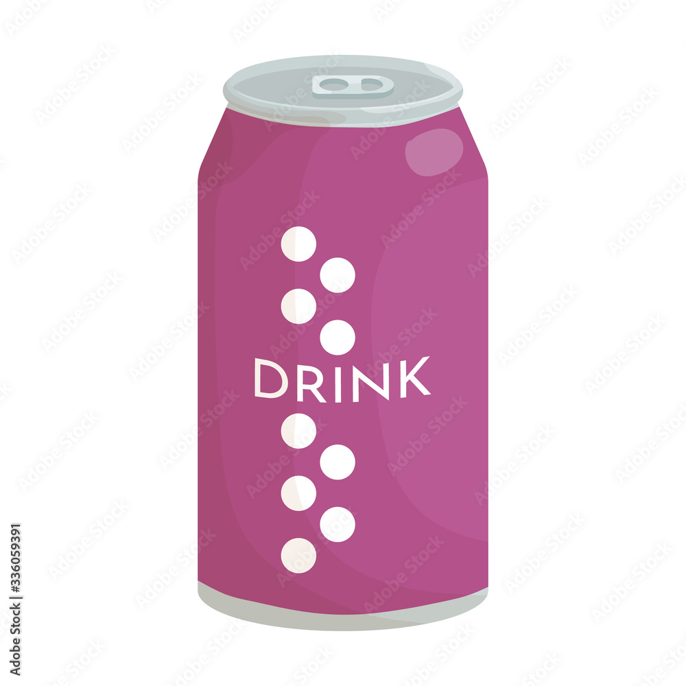 Fototapeta premium Soda vector icon.Cartoon vector icon isolated on white background soda.