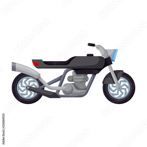 Motorcycle vector icon.Cartoon vector icon isolated on white background motorcycle.