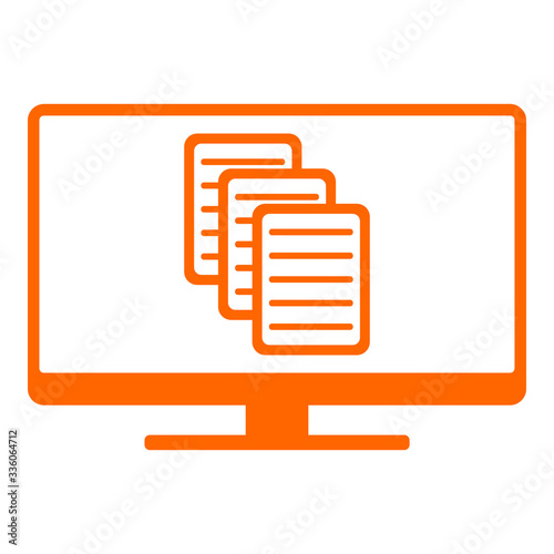Dokument und Monitor