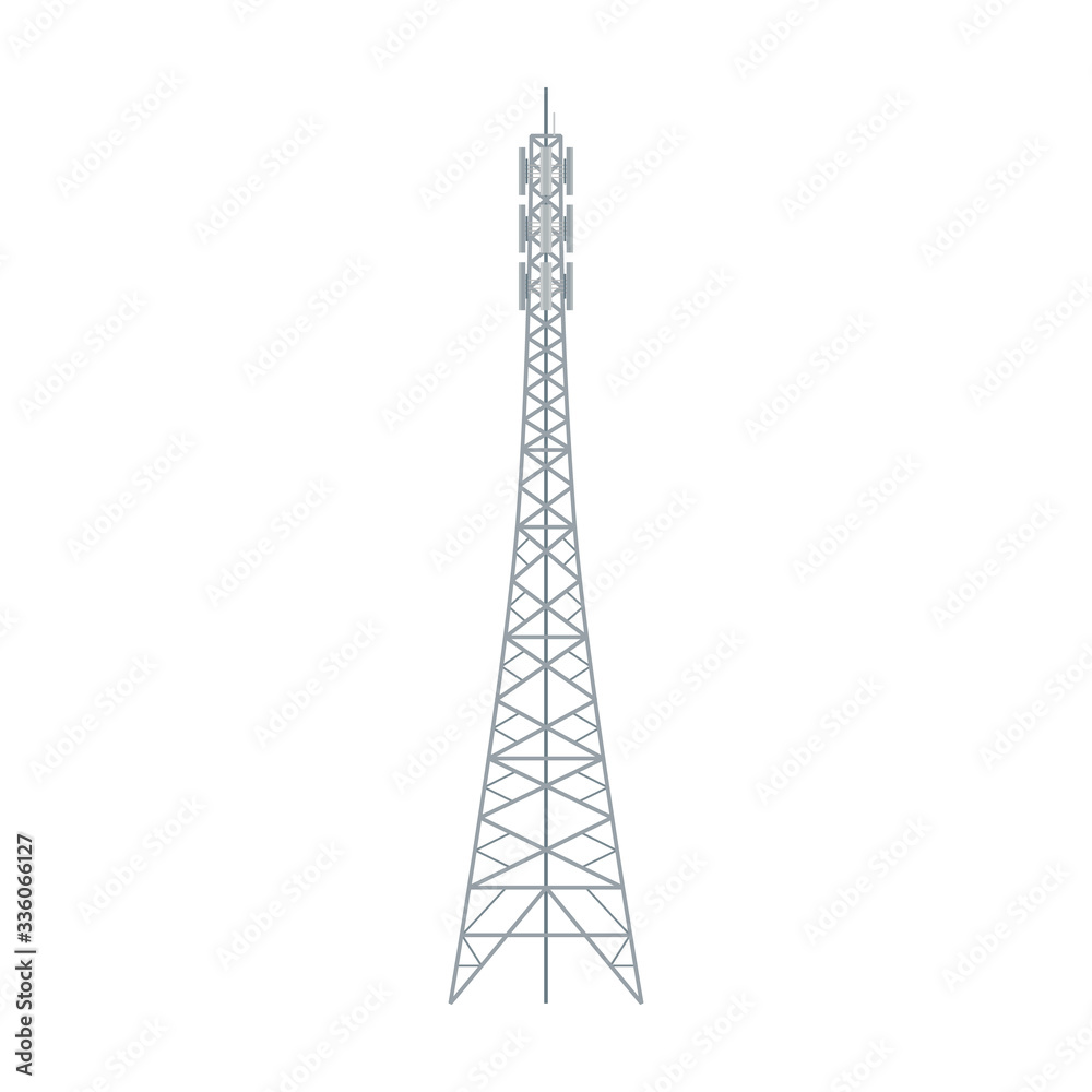 Radio tower vector icon.Cartoon vector icon isolated on white background radio tower. Radio tower vector icon.Cartoon vector icon isolated on white background radio tower.