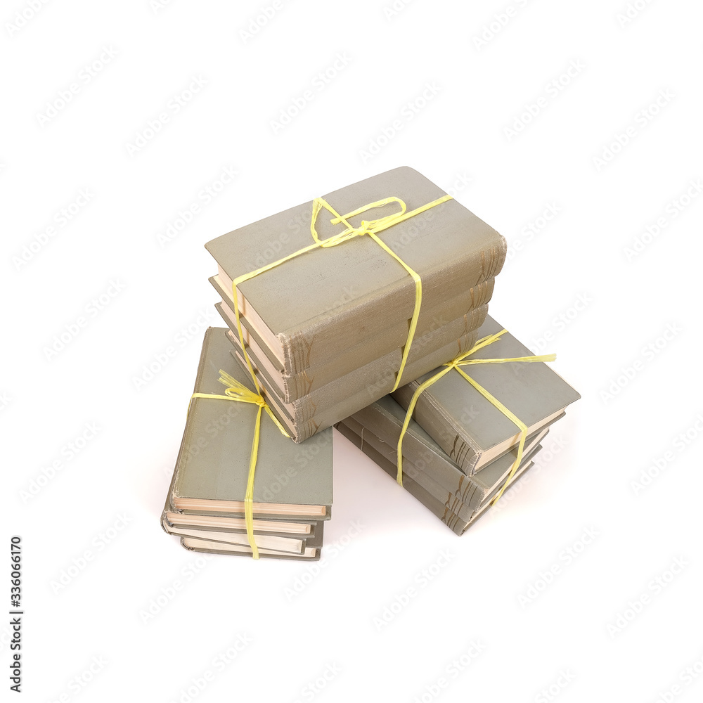 Stack of books isolated on a white background Stack of books isolated on a white background