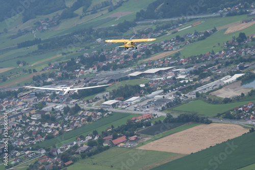 anschleeppen von segelflug photo