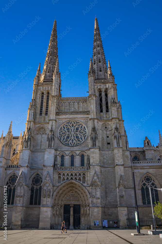 Bordeaux Cathedral, a Roman Catholic church dedicated to Saint Andrew and located in Bordeaux, France