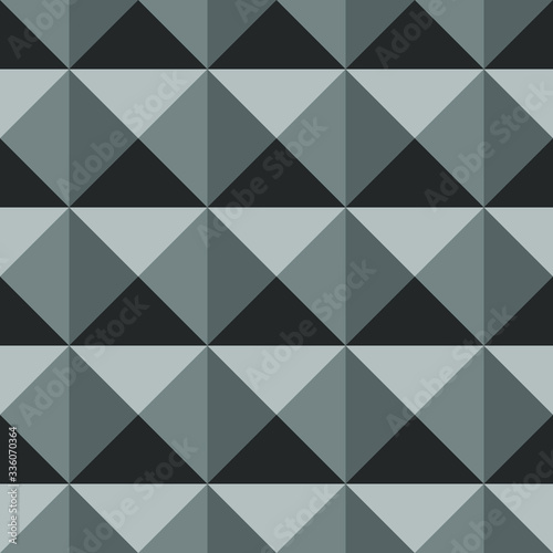 Repeating triangles and squares in different grayscale