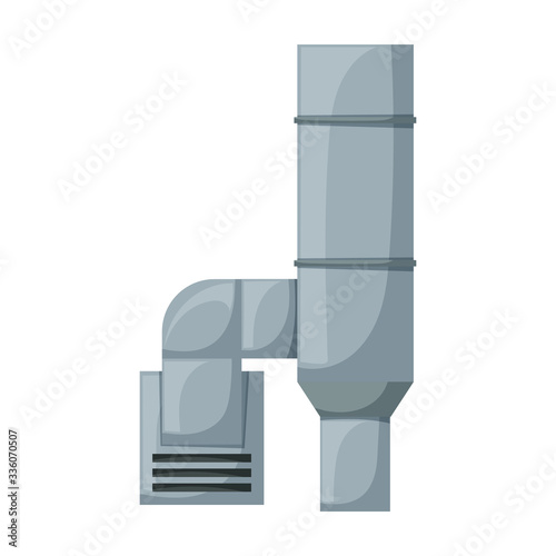 Air system vector icon.Cartoon vector icon isolated on white background air system.