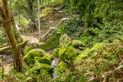 Garden in Pura Goa Gajah, Bali, Indonesia © TravelWorld