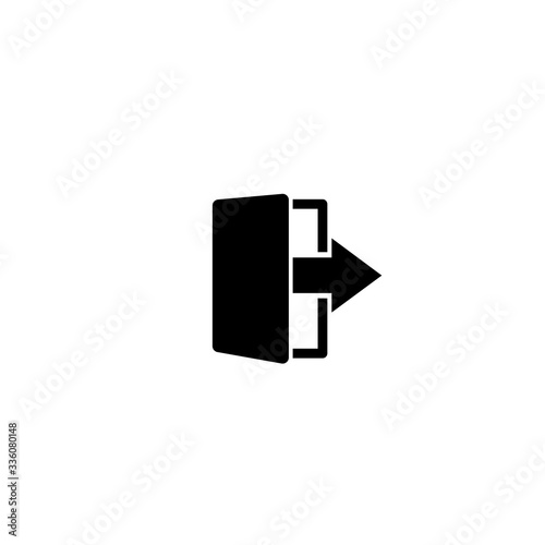opened door icon