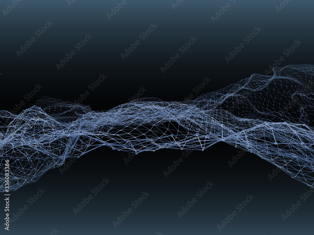 Abstract 3d plexus background technology ,Blockchain Digital data ...