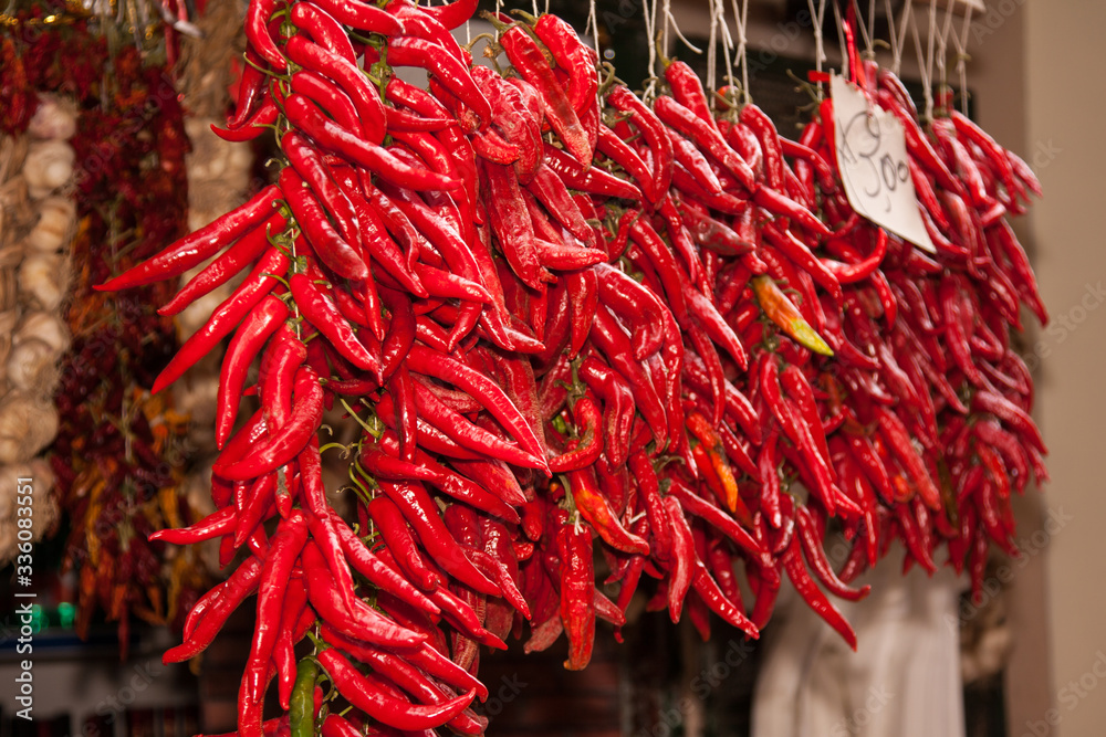 Naklejka premium Chilli Peppers