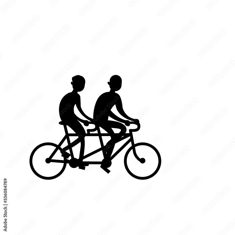 Obraz premium bicycle icon vector