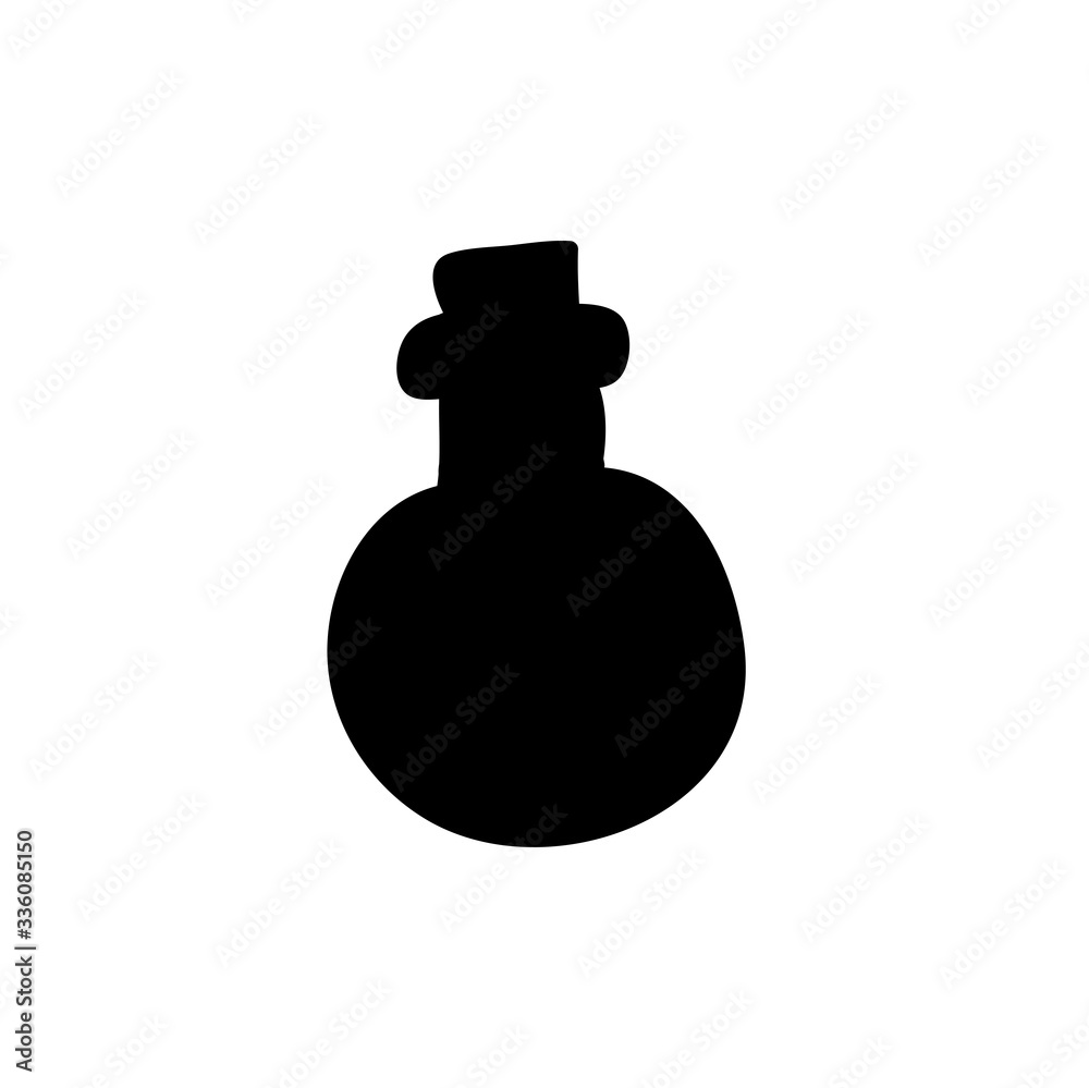 flask icon vector