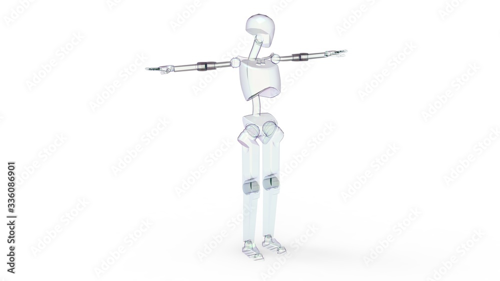 3d illustration of the toy human 3d illustration of the toy human