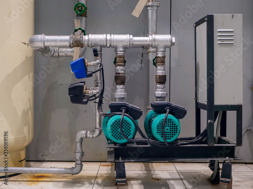 water pump booster system panel for piping