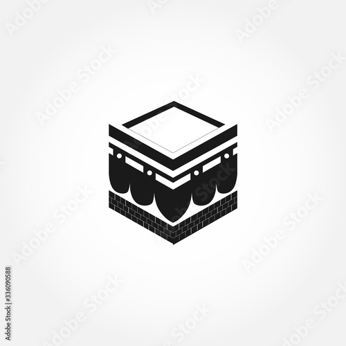 kaaba icon. islam icon isolated design element