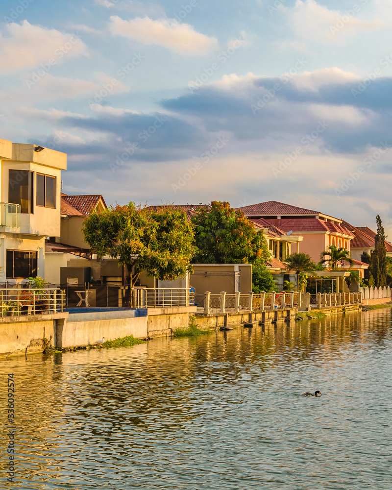 Fototapeta premium High Class Neighborhood, Sambrondon, Ecuador