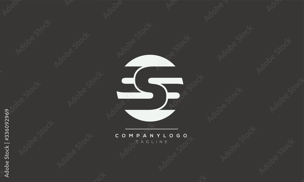 SS S minimal elegant monogram art logo. Outstanding professional trendy awesome artistic initial based Alphabet icon logo. Premium Business logo SS S minimal elegant monogram art logo. Outstanding professional trendy awesome artistic initial based Alphabet icon logo. Premium Business logo