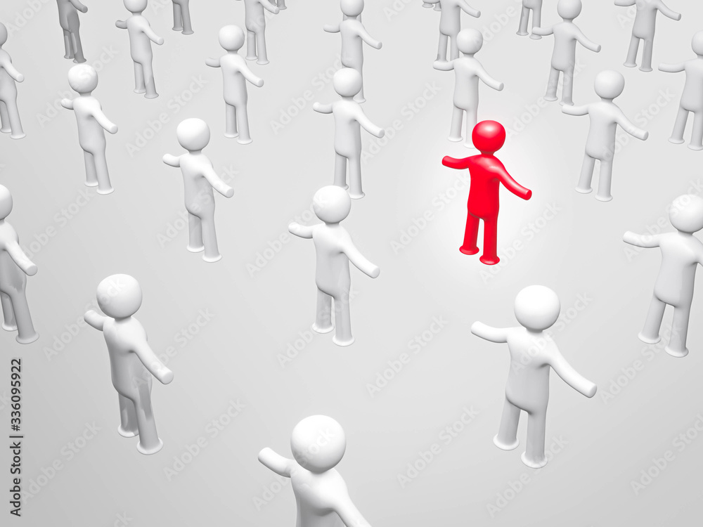 Social distance 3D rendering model represent people standing between 2 meter space distancing for prevent or avoid spreading corona virus from carrier concept. Social distance 3D rendering model represent people standing between 2 meter space distancing for prevent or avoid spreading corona virus from carrier concept.