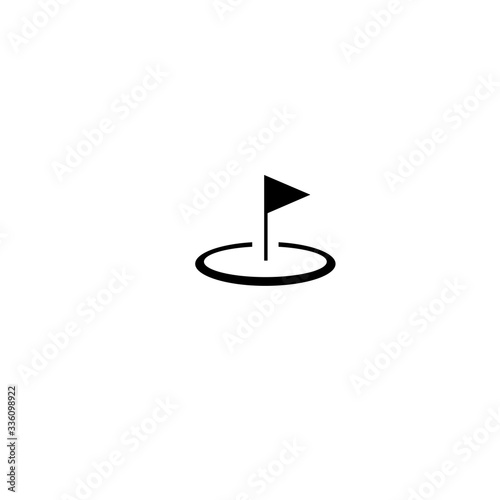 golf hole icon