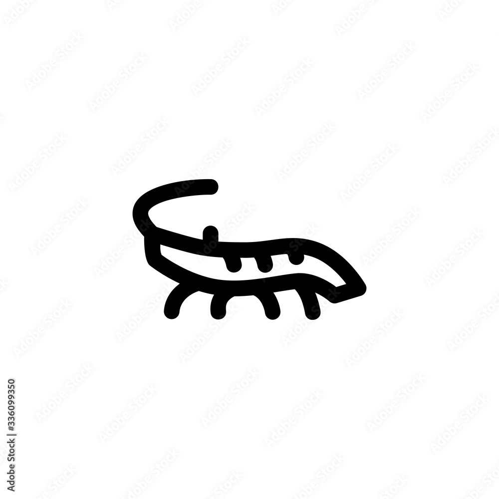 Shrimp Ocean Animal Outline Icon Logo Vector Illustration
Shrimp Ocean Animal Outline Icon Logo Vector Illustration