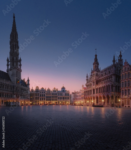 Lonely Sunset in Brussels
