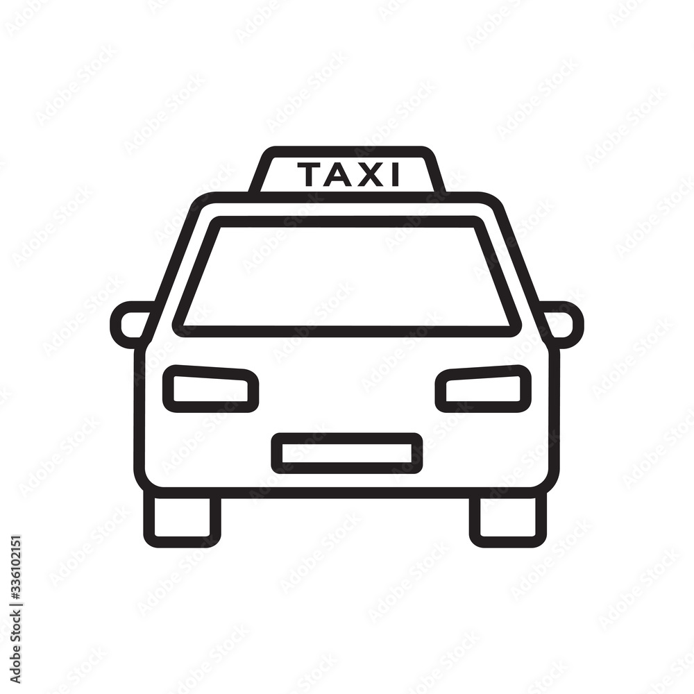 car, taxi icon vector design  illustration