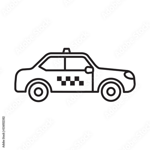 car, taxi icon vector design  illustration