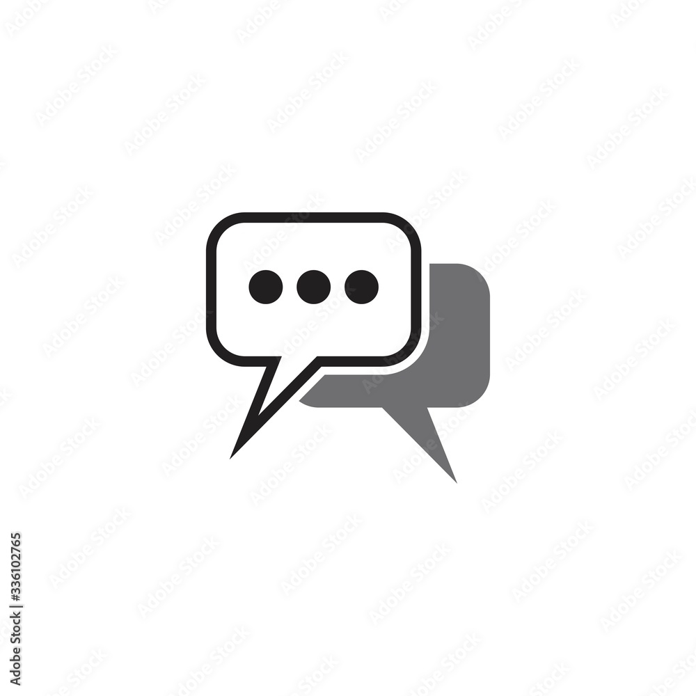 Speech bubble icon Speech bubble icon