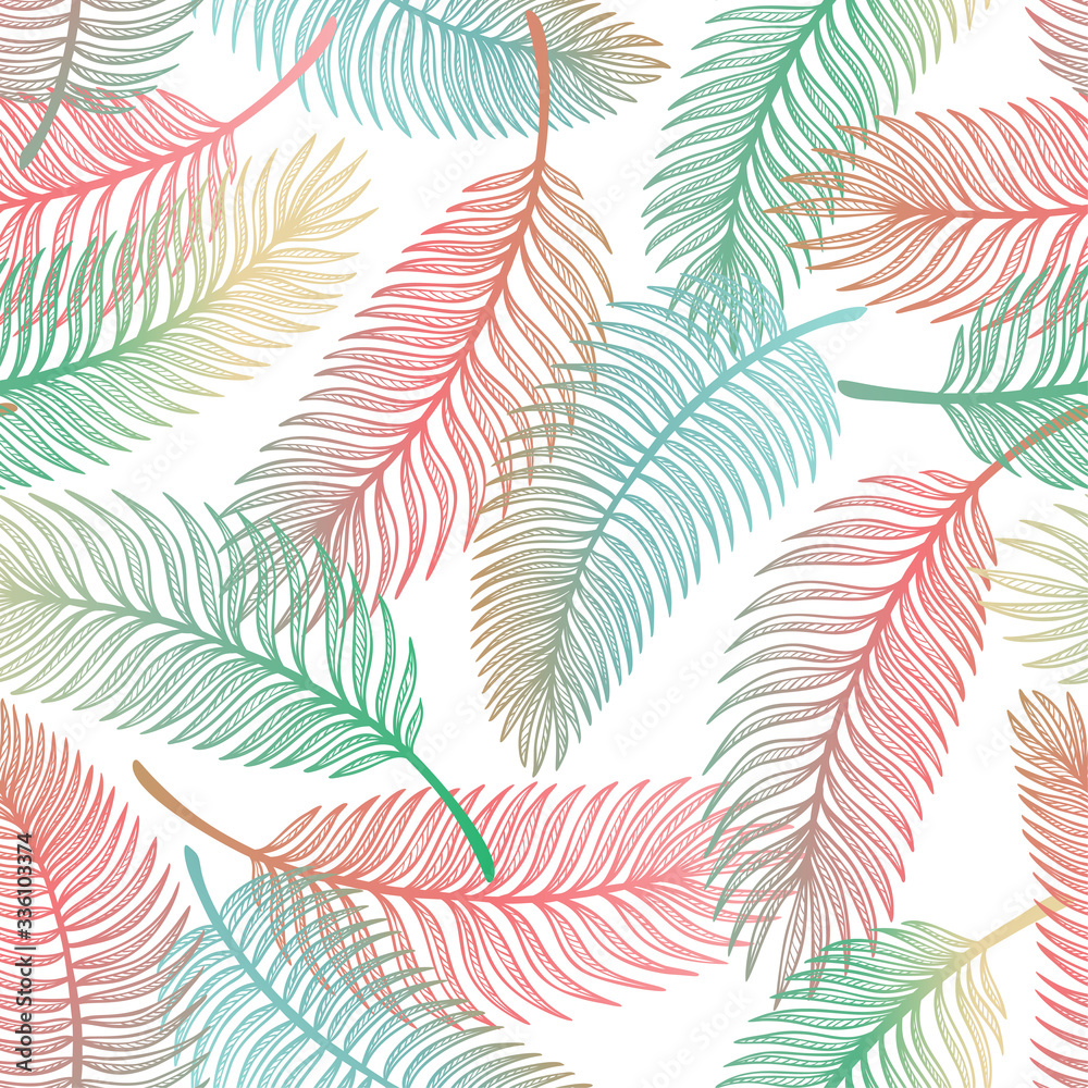 Tropical Palm Tree Leaves Vector Seamless Pattern. Palm Leaf Sketch. Summer Floral Background. Tropic Plants Wallpaper
Tropical Palm Tree Leaves Vector Seamless Pattern. Palm Leaf Sketch. Summer Floral Background. Tropic Plants Wallpaper